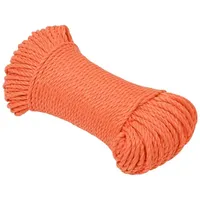 VidaXL Arbeitsseil Orange 6 mm 50 m Polypropylen