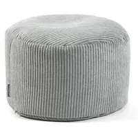 Mokebo Pouf Grau, 60x40x60 cm, Oeko-Tex®, Wohnzimmer, Hocker, Poufs