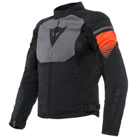 Dainese Air Fast Textiljacke - Schwarz/Grau/Neon-Rot - 44