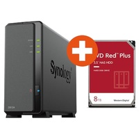 Synology DS124 NAS System 1-Bay TB inkl. TB Synology