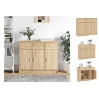 VidaXL Sideboard Sonoma-Eiche 91x28x75 cm Holzwerkstoff