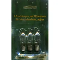 Nipach Ersatzlampen 3er 8V/1,5W E10 für 30er Aussenlichterkette XA11962