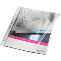 Leitz Leitz, Prospekthüllen A4 genarbt mit Klappe,