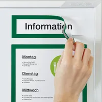 Magnetoplan magnetofix-Magnetrahmen Topsign, 5 Stück, grün, A5 quer/A4 hoch