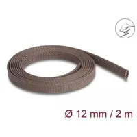 DeLock 20898 20898 Geflechtschlauch Braun Polyester 2m 1St.
