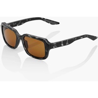 100% Ridely Sonnenbrille Matte Black Havana Bronze Peakpolar/CAT3