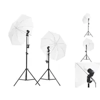 VidaXL Fotostudio-Beleuchtung Set mit Stativen & Schirmen
