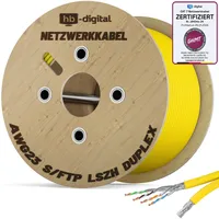 HB-Digital CAT 7 Kabel Duplex Netzwerk Kabel CAT7 S/FTP