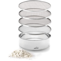 Lacor 4 AUSTAUSCHBARE MASCHE-SIEB. 20 cm, Edelstahl, Silber, 68340