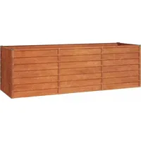 VidaXL Hochbeet Rostig 240 x 80 x 77 cm