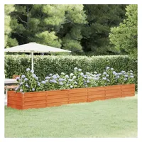 VidaXL Hochbeet Rostig 480 x 80 x 45 cm