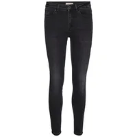 Vero Moda Flash Skinny Fit Jeans Black Denim XL