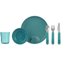 Mepal Kindergeschirrset MIO deep turquoise 6-teilig