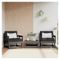 VidaXL Gartenstuhl 61 x 62 x 62 cm grau