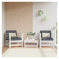 VidaXL Gartenstuhl 63,5 x 60 x 0 cm weiß