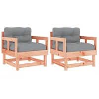 VidaXL Gartenstuhl 56,7 x 75,1 x 34,3 cm braun