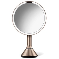 Simplehuman Sensor-Spiegel mit Touch-Helligkeitsregelung Roségold