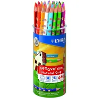 Lyra Pet Groove Slim 48 Farbstifte Runddose mehrfarbig
