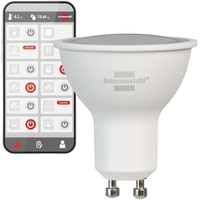 Brennenstuhl Connect WiFi GU10 Lampe 326lm, 4,5W,