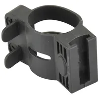 Fischer 85912 Halterung Schloss-Halter Rahmenrohr, schwarz, M
