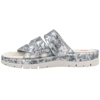 Jana Pantoletten in Blau 8-8-27400-26 299 große Damenschuhe, -