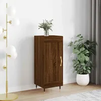 VidaXL Sideboard Braun Eichen-Optik 34,5x34x90 cm Holzwerkstoff