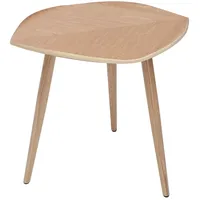 Miliboo Couchtisch aus Holz in Form eines Blattes L60