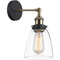 Italux Francis (E27) Schwarz Gold