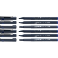 Schneider Pictus Fineliner (Strichstärke 0,05 mm, dokumentenechte Pigmentliner, metallgefasste