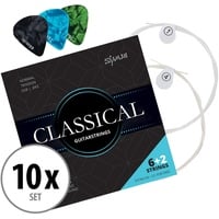 Shaman Classical Saiten für Konzert-Gitarre inkl. 2 Ersatzsaiten und