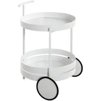 Haku-Möbel HAKU Möbel Servierwagen weiß 42,0 x 42,0 x