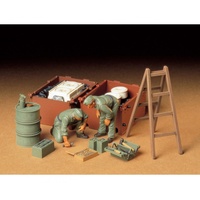 TAMIYA 1:35 Diorama-Set Dt. Panzer Instands.(2)