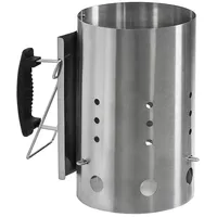 Dehner Anzündkamin Holzkohlegrill, Ø 19.4 cm, Höhe 30.7 cm,