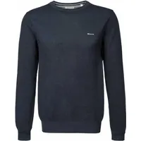 GANT Rundhalspullover aus Baumwoll-Piqué - Blau - M
