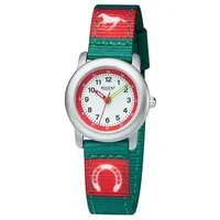 REGENT Jungen Analog Quarz Uhr mit Textil Armband 12400313