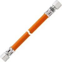 GOK Mitteldruck-Gasschlauch, Gummi, 1/4 x RVS 10, 400 mm