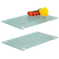 Bremermann Herdabdeckplatte 2er Set weiß