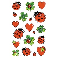 Avery Zweckform 53558 Deko Sticker Glück Marienkäfer 57 Aufkleber