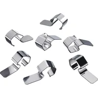 Westmark 24 Deckelklammern, passend für alle Rundrand-Einkoch-/Weck-Gläser, Legierter Stahl,