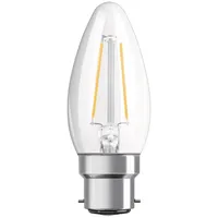 Osram LED-Kerze B22d CLASSIC 827 4,8W klar,