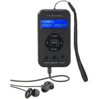 VR-Radio Digitales Taschenradio mit DAB+/FM, Akku, LCD-Display, DRC &