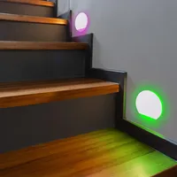 Longlife LED LED Treppenleuchte rund weiß - Lichtfarbe: Smart