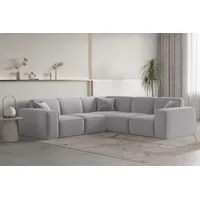 Fun Möbel Ecksofa Designersofa CELES PREMIUM Stoff Opera Velvet