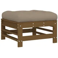 VidaXL Gartenhocker 57,5 x 30 x 0 cm braun