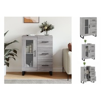 VidaXL Sideboard Grau Sonoma 69,5x34x90 cm Holzwerkstoff - Grau