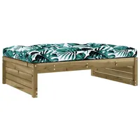 VidaXL Gartenhocker 120x80 cm Kiefernholz Imprägniert