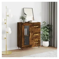VidaXL Sideboard Räuchereiche 69,5x34x90 cm Holzwerkstoff