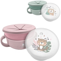 KIKKABOO kikka boo 2-in-1 Snackschale Savanna