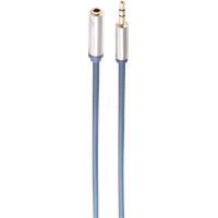 ShiverPeaks sp-PROFESSIONAL Audiokabel 1,5 m 3.5mm Blau, Chrom