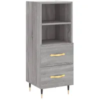VidaXL Sideboard Grau Sonoma 34,5x34x90 cm Holzwerkstoff